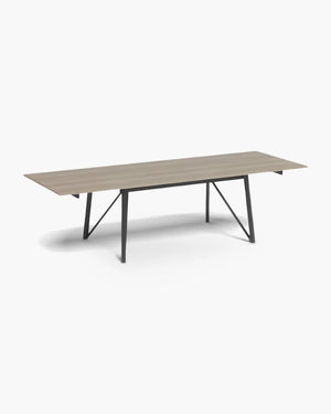 Uitschuifbare eettafel in melamine