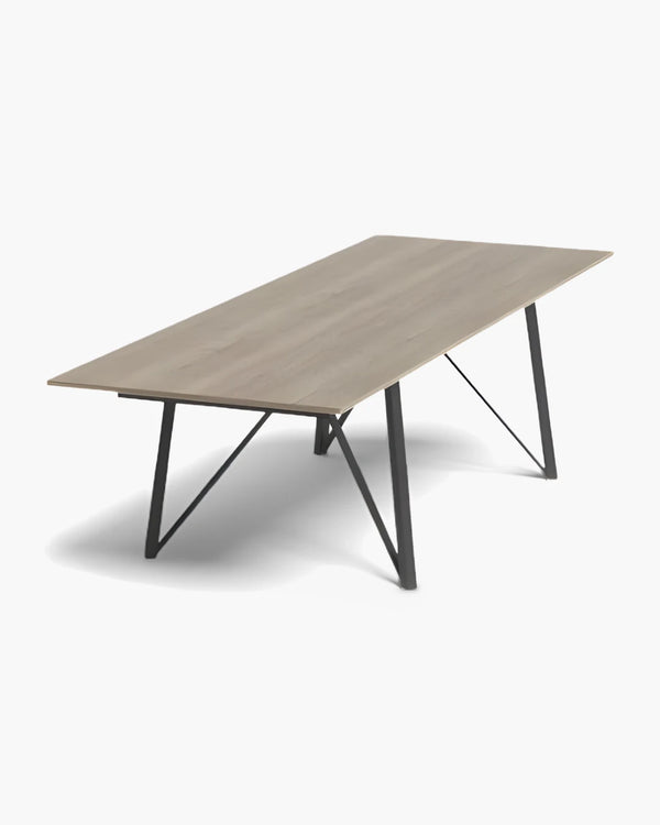 Uitschuifbare eettafel in melamine, foto 2 van 5