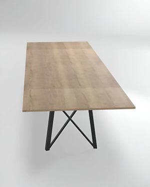 Uitschuifbare eettafel in melamine, foto 4 van 5