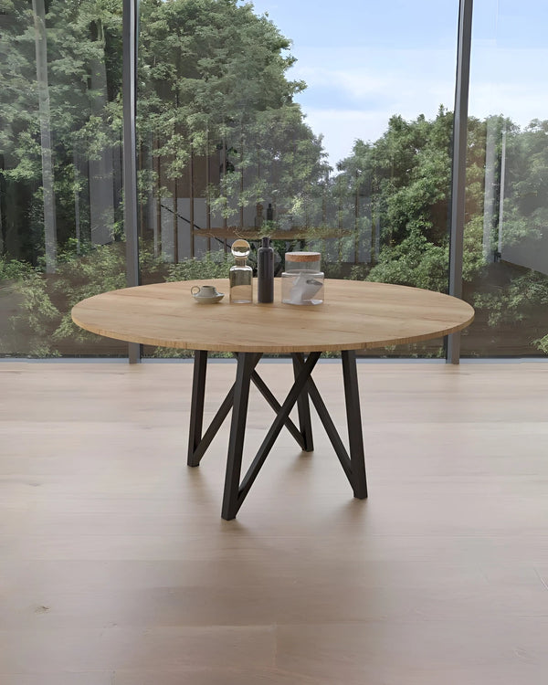Ronde eettafel diam. 160 cm, foto 2 van 2