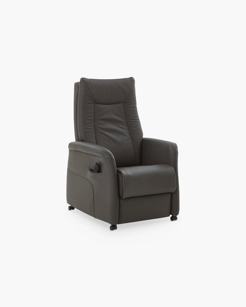 Elektrische relaxzetel HU-RV21106 van Hukla in grijs leder