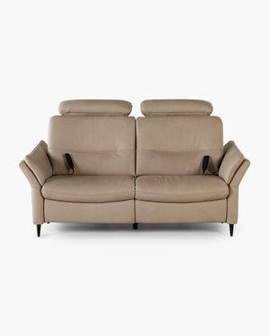 Lederen 2,5-zit HU-SF24080 van Hukla in beige