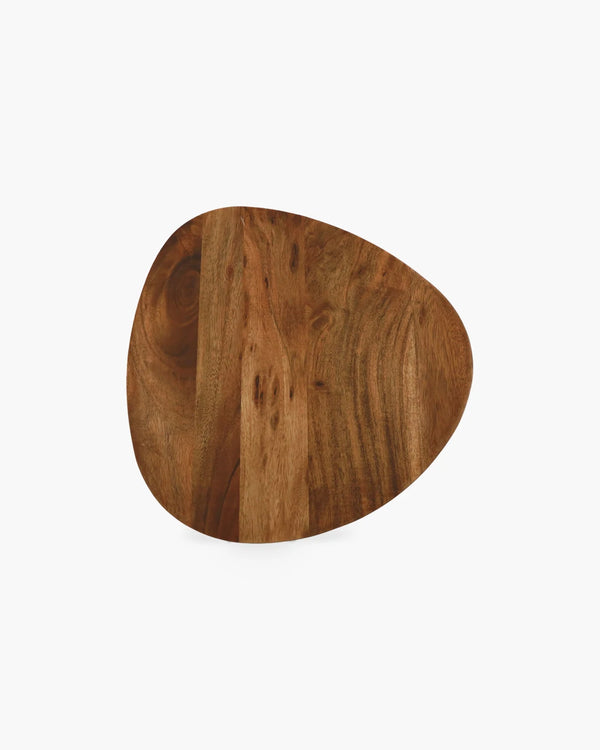 Set van 3 houten bijzettafels in retrostijl van Pomax, foto 2 van 6