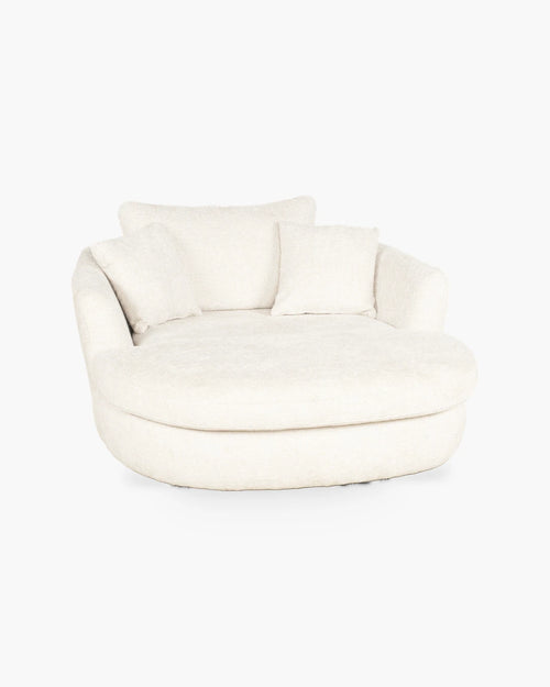 Loveseat fauteuil van William Winston in stof