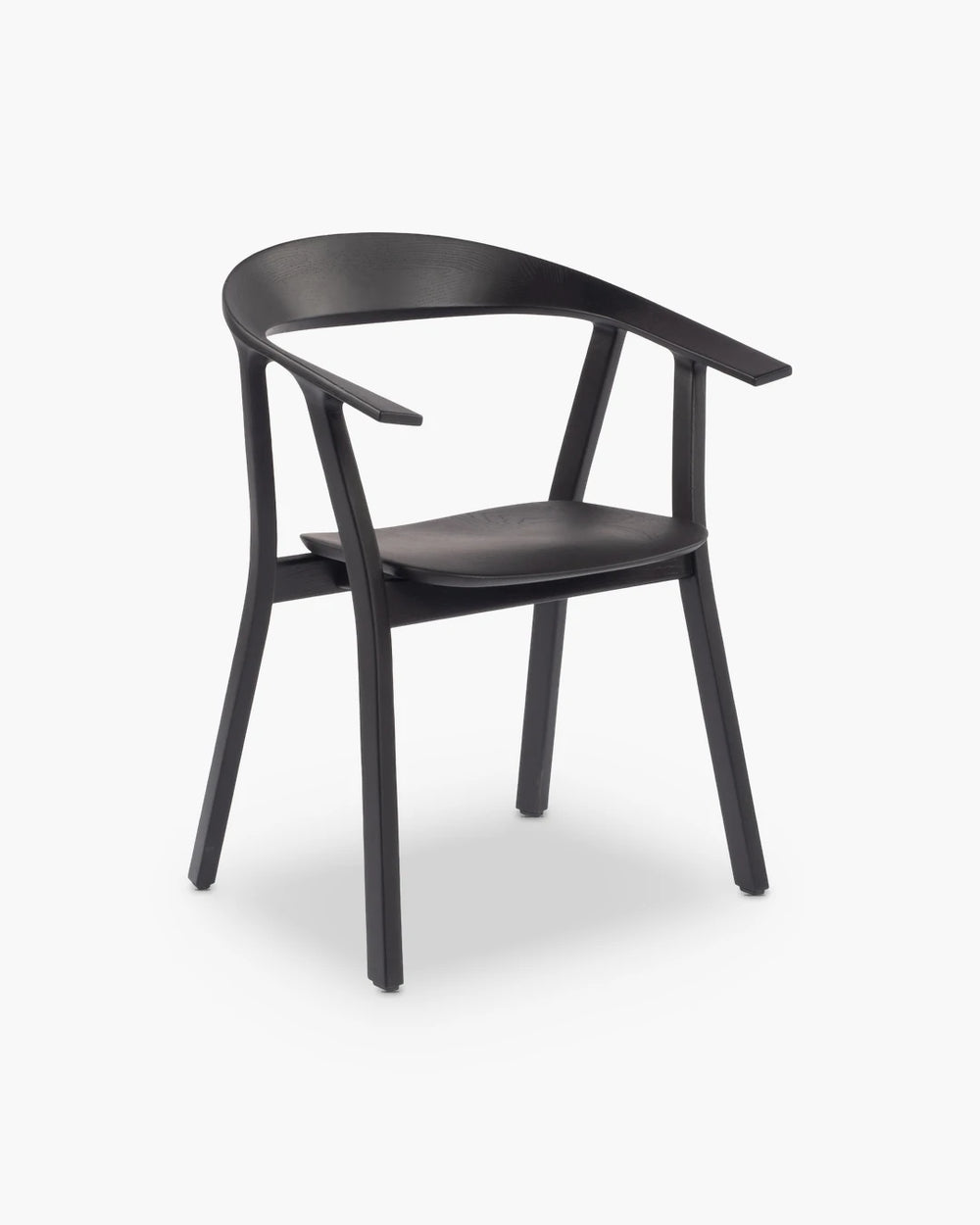 Design armstoel Rhomb in zwart eiken van Prostoria