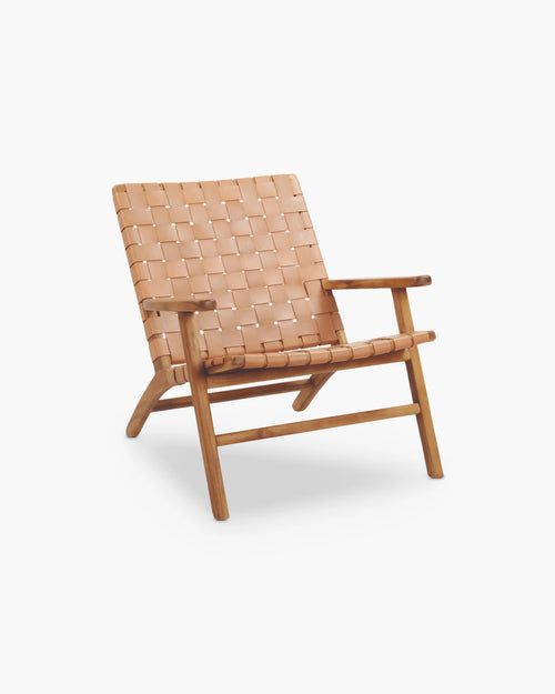 Clubfauteuil in bruin
