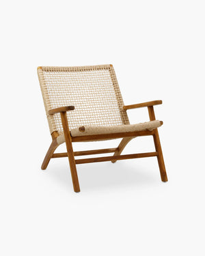Houten fauteuil