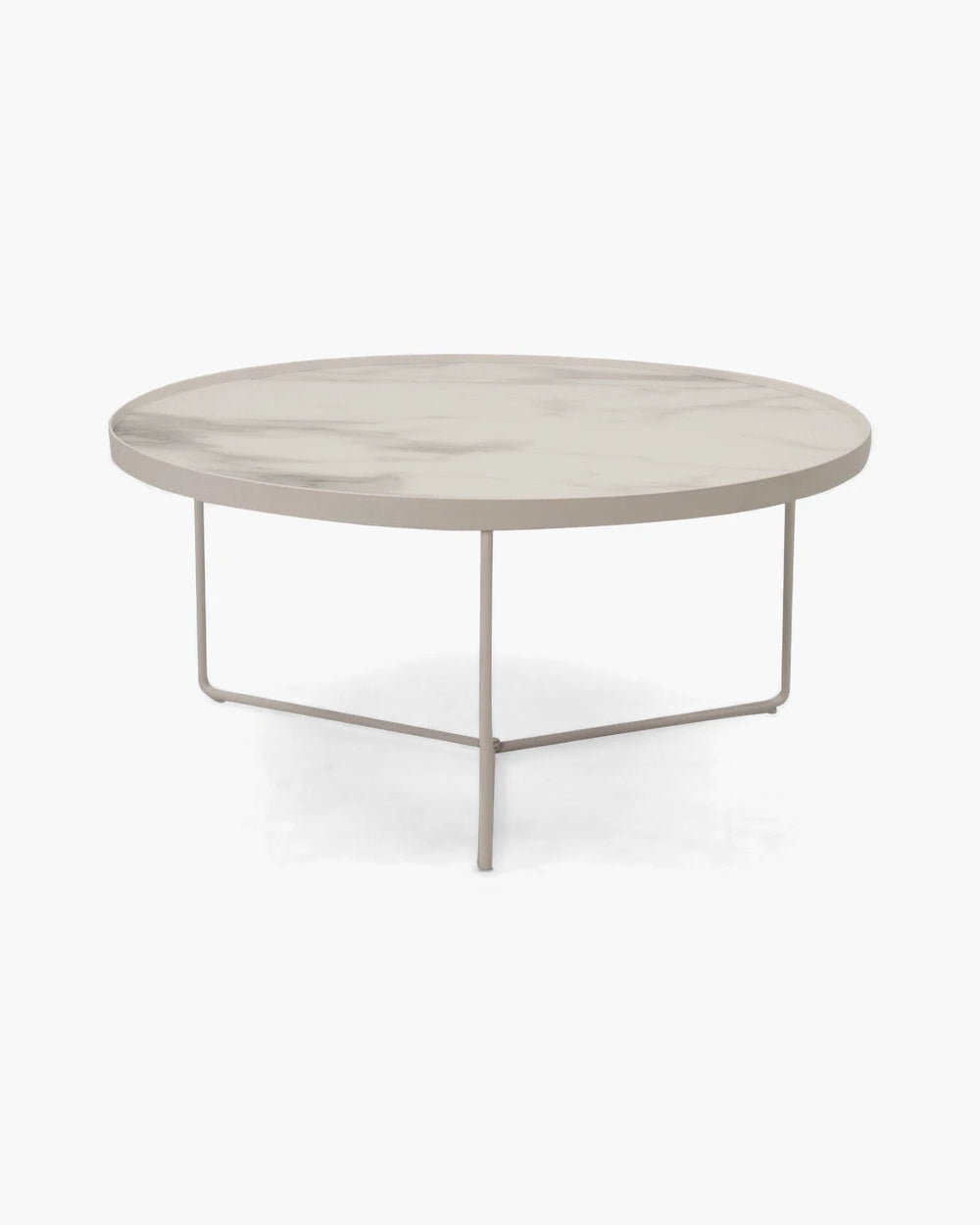 Ronde salontafel in glas