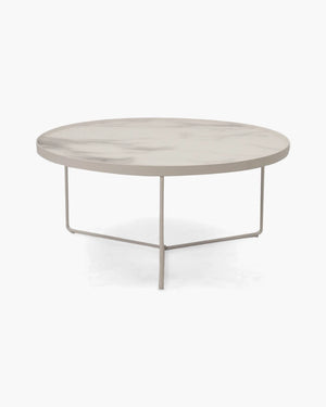 Ronde salontafel in glas