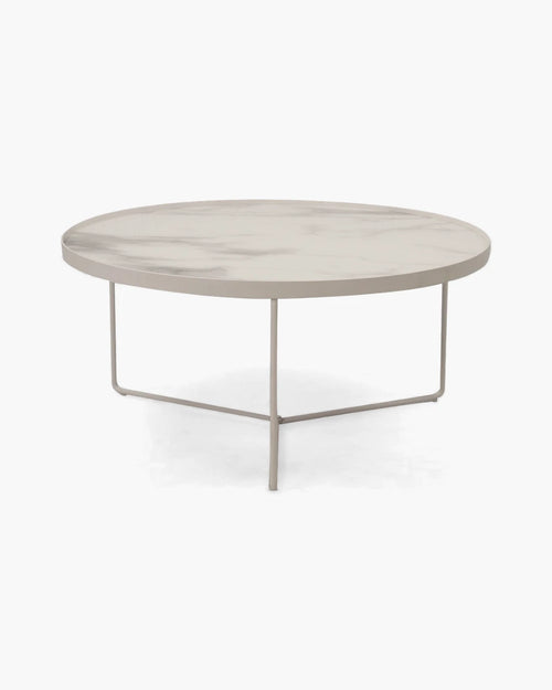 Ronde salontafel in glas