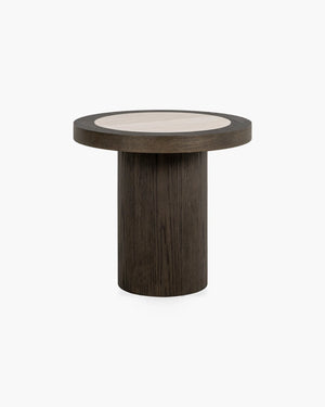 Ronde bijzettafel Nando van Richmond Interiors in hout