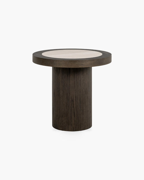 Ronde bijzettafel Nando van Richmond Interiors in hout