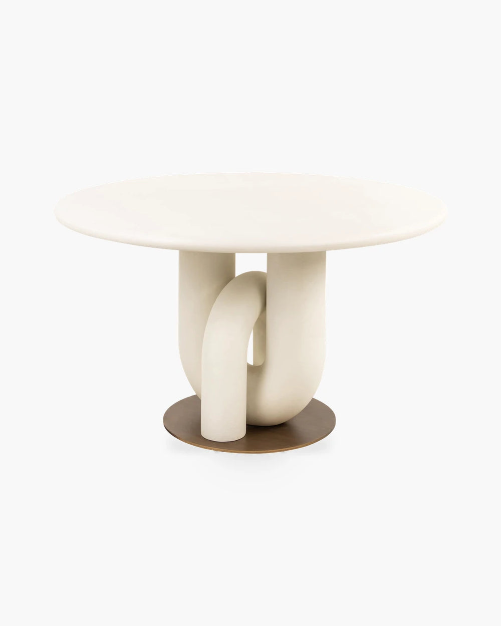 Ronde eettafel Winslow van Richmond Interiors in wit metaal