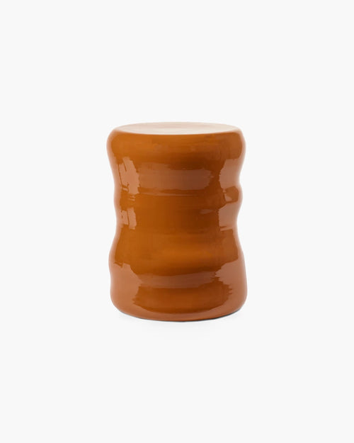 Bijzettafel Pawn - oranje van Serax in keramiek