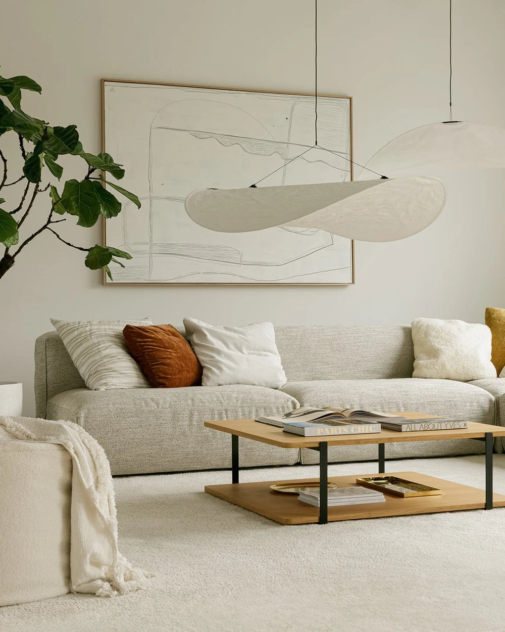 Modulair hoeksalon Edda van Sits in beige stof