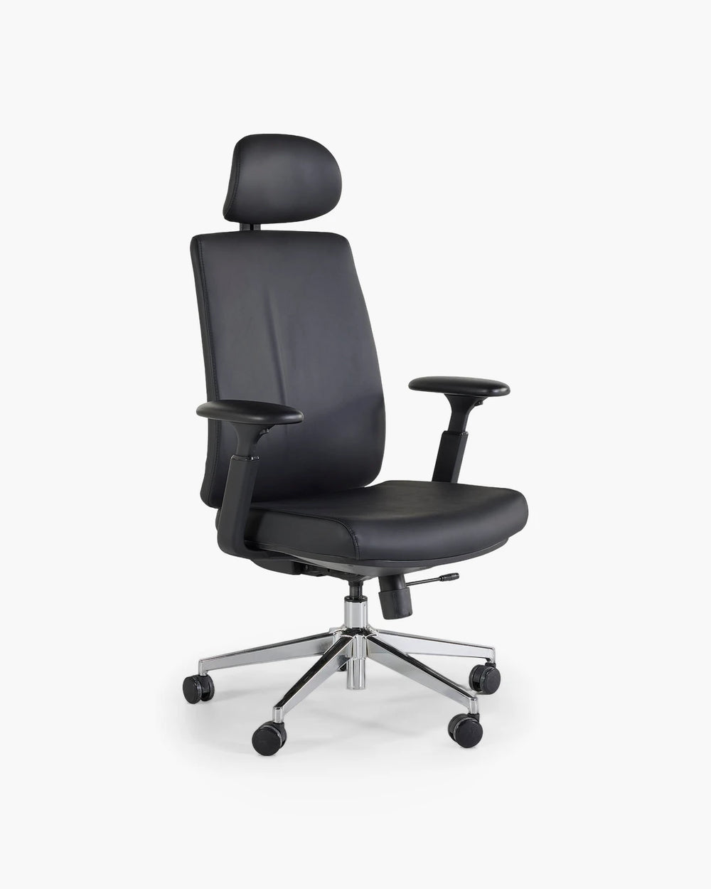 Ergonomische bureaustoel in chroom