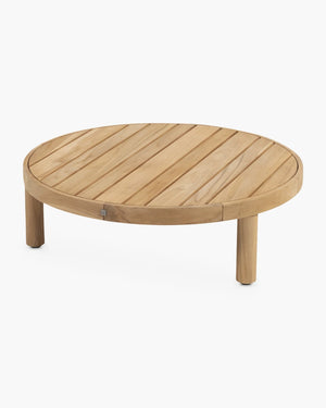 Ronde tuinsalontafel Finn van 4 Seasons Outdoor in teak