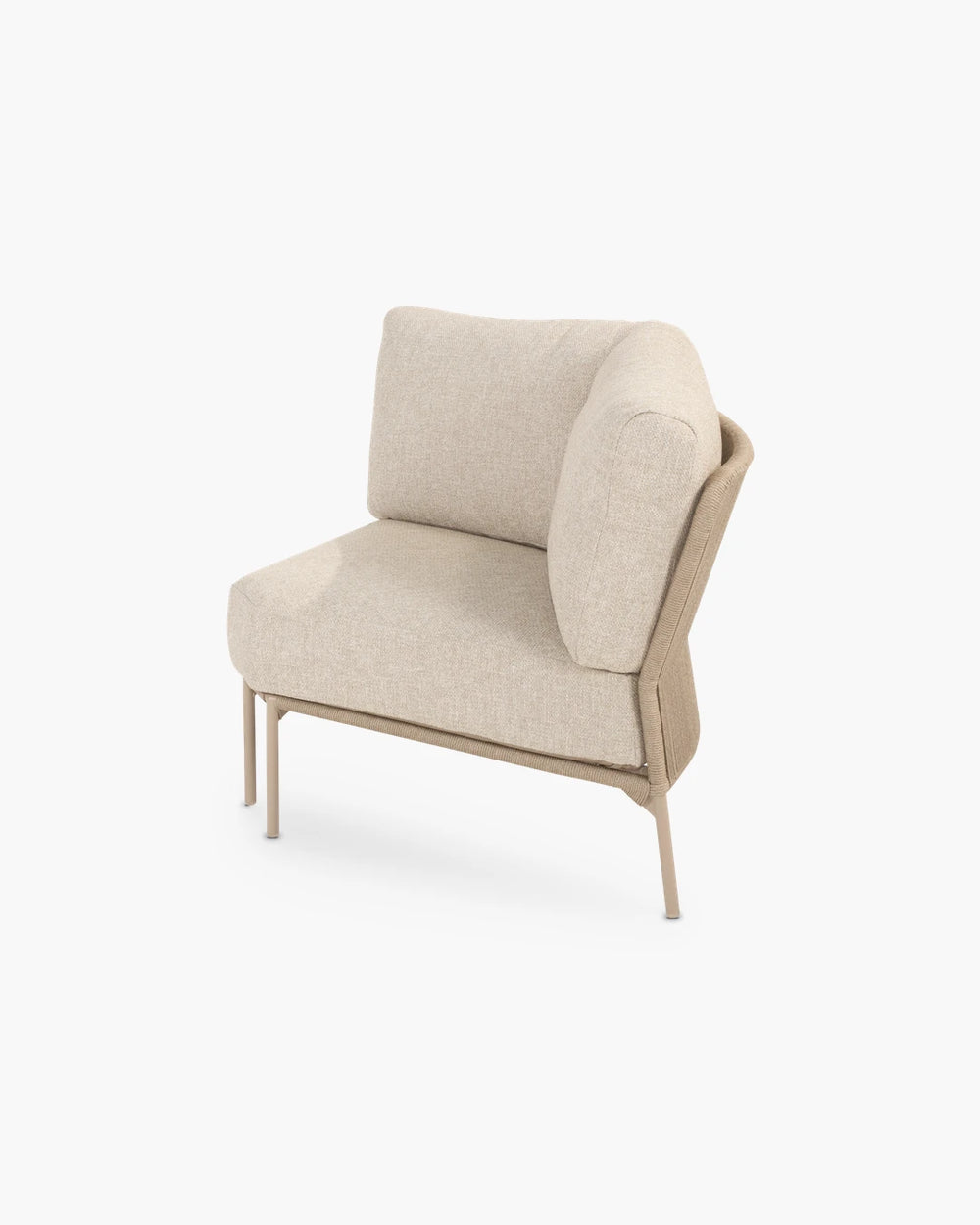 Outdoor hoekelement Florence van 4 Seasons Outdoor in beige stof