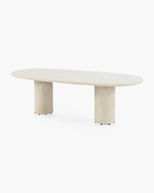 Ovale tuintafel Hampton 240 cm van 4 Seasons Outdoor in Mortex
