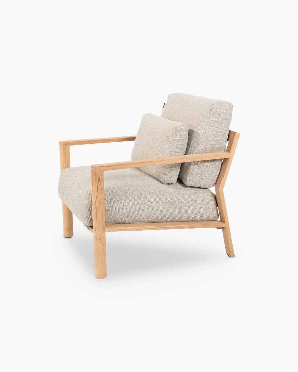 Outdoor loungestoel Lucas van 4 Seasons Outdoor in beige teak