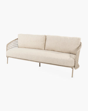Outdoor 3-zit Puccini van 4 Seasons Outdoor in beige stof