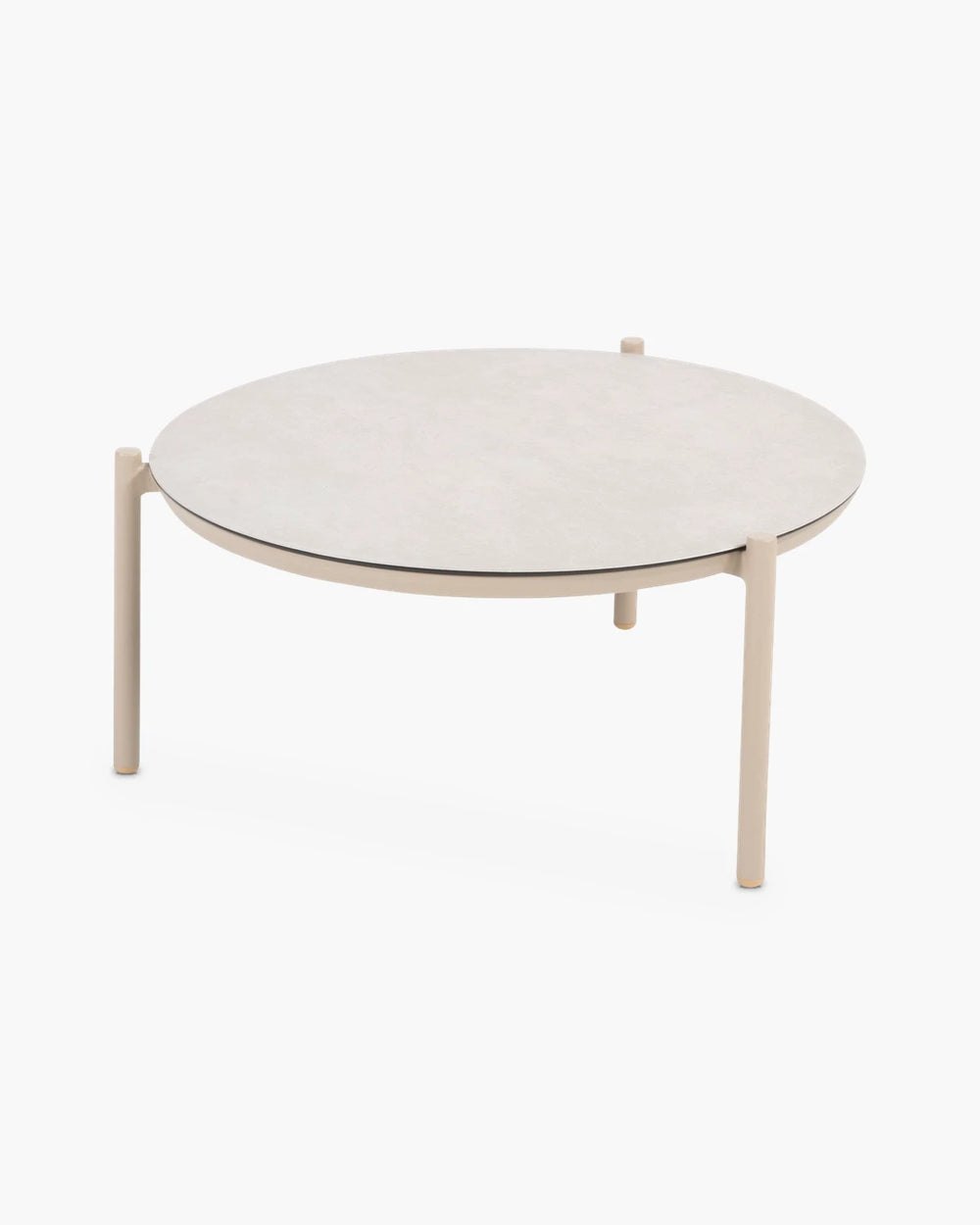 Ronde outdoor salontafel Vic van 4 Seasons Outdoor in keramiek