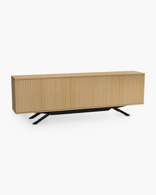 Eiken dressoir met 5 deuren