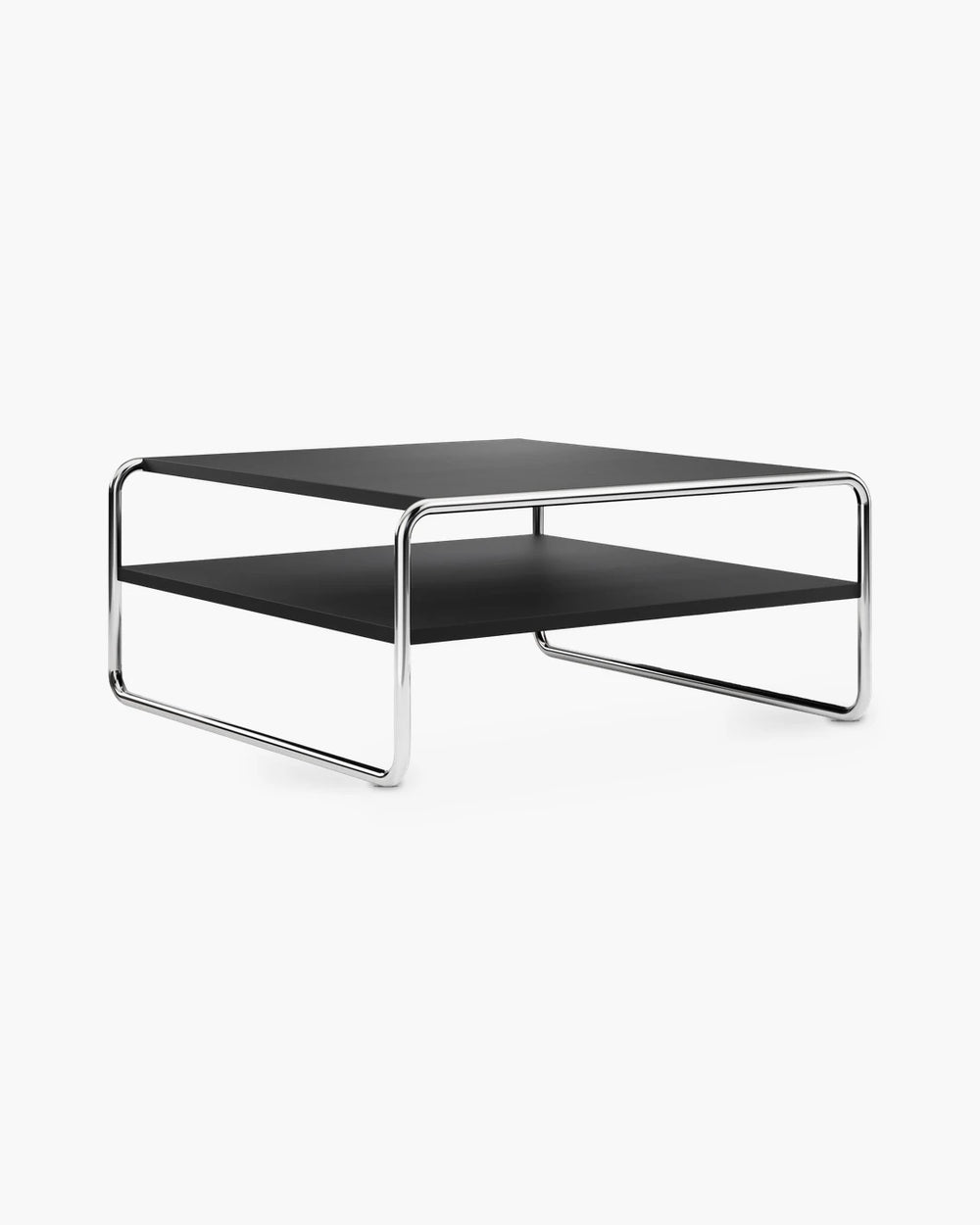 Vierkante salontafel B20 van Thonet in zwart