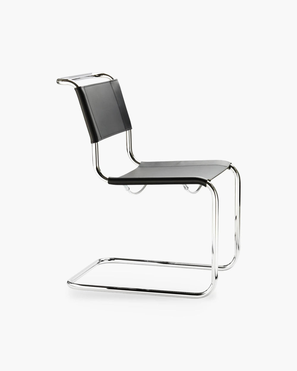 Eetkamerstoel S33 van Thonet in zwart