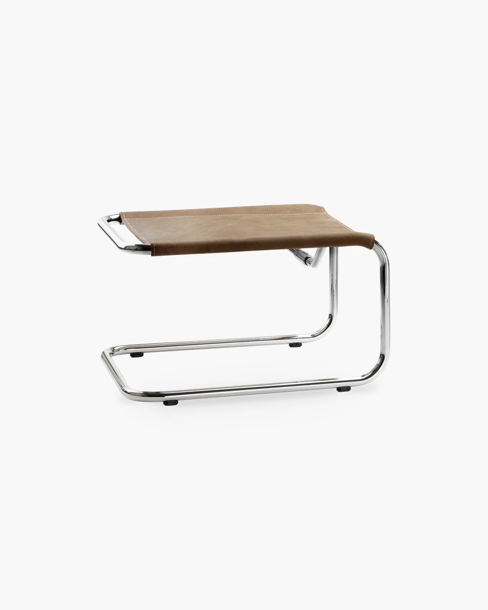 Voetbank S35 LH van Thonet in leder