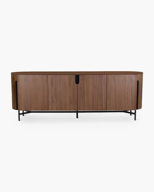 Dressoir 220 cm in hout