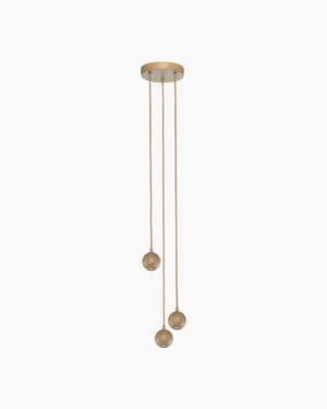 Hanglamp Pallo 150 cm in zandkleur