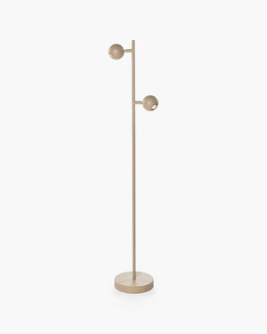 Vloerlamp Pallo Sabia in zandkleur