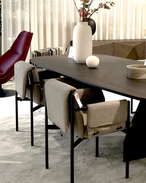 Toonzaalmodel set van 6 stoelen