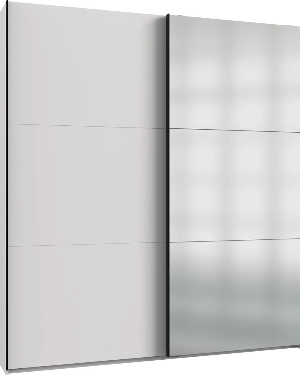 Witte schuifdeurkast 200x216 cm