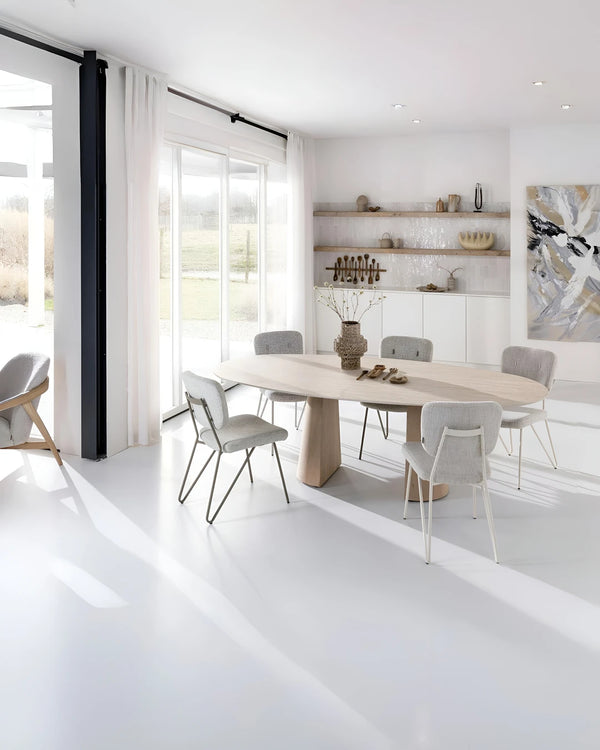 Ovale eettafel Aras 240x120 cm van Xooon, foto 4 van 5