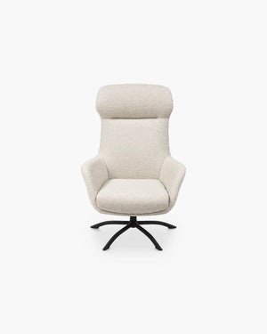 Draaifauteuil Lomi met poef van Xooon, foto 2 van 7
