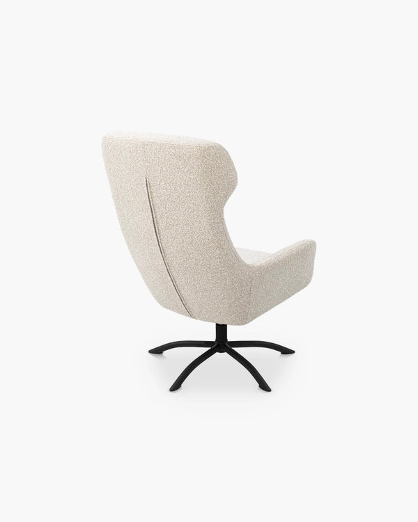 Draaifauteuil Lomi met poef van Xooon, foto 4 van 7