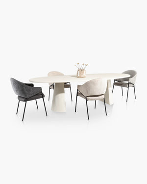 Organische eettafel Lund van Xooon, foto 2 van 3