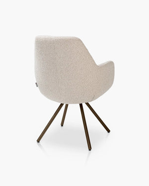Draaibare armstoel Mavis - beige van Xooon, foto 4 van 5