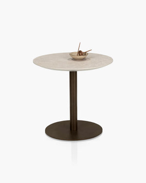 Ronde bijzettafel Modesto 50 cm van Xooon in hout