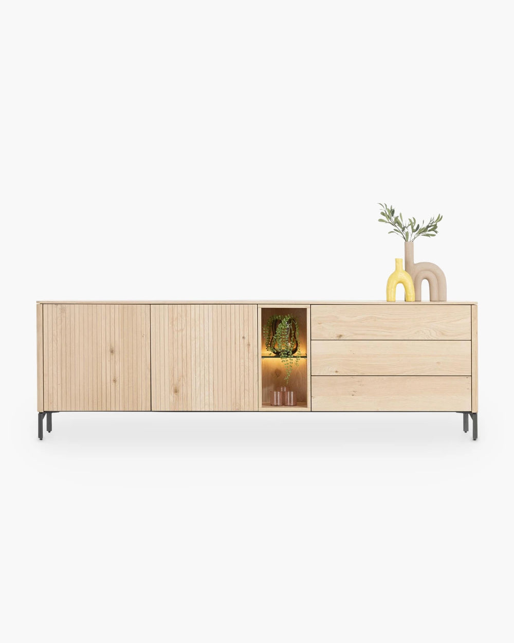 Dressoir Trenton 240 cm van Xooon in hout