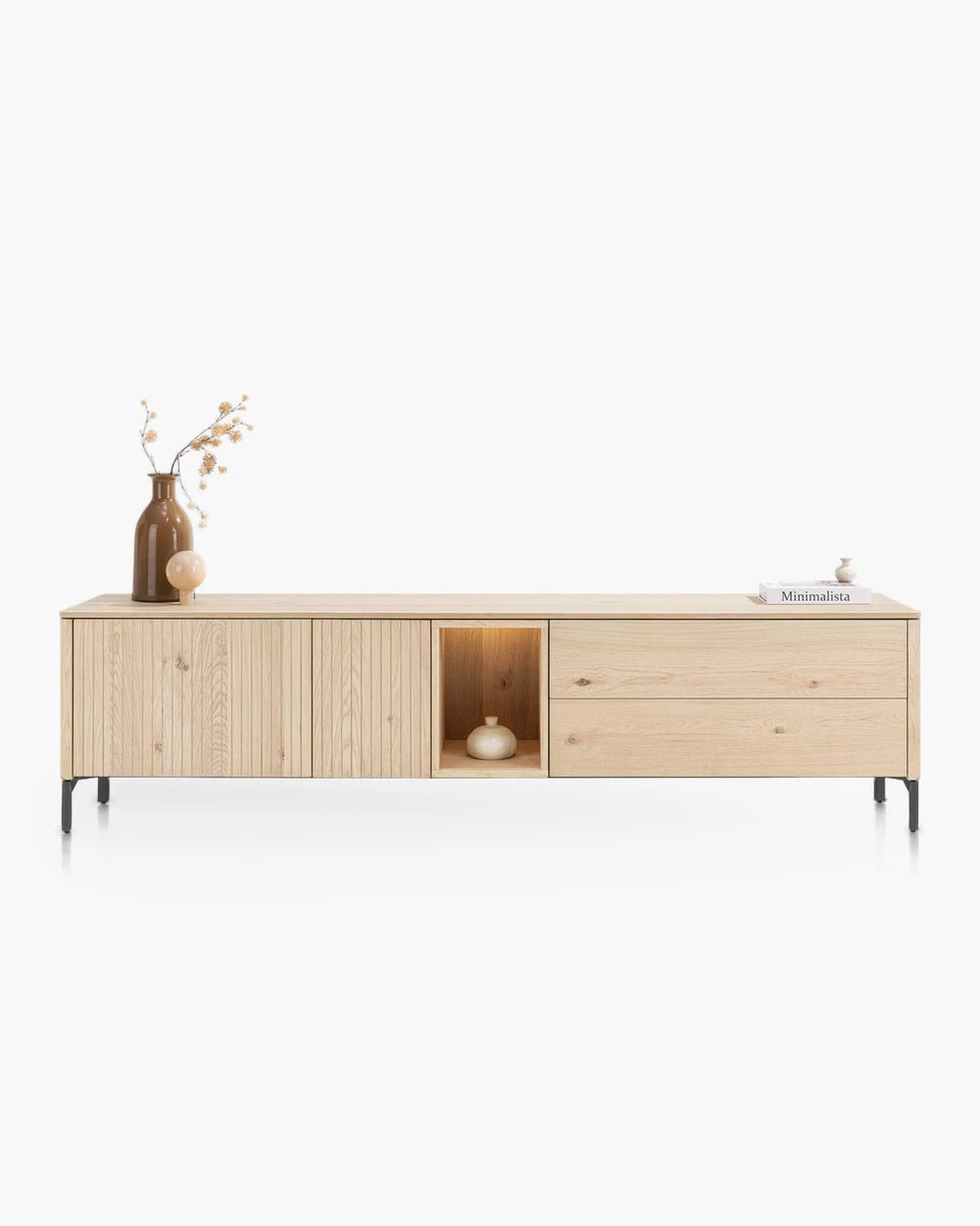 Tv-meubel Trenton 210 cm van Xooon in hout