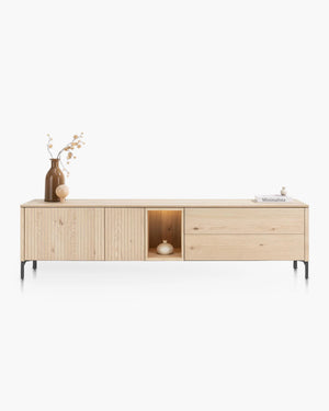 Tv-meubel Trenton 210 cm van Xooon in hout