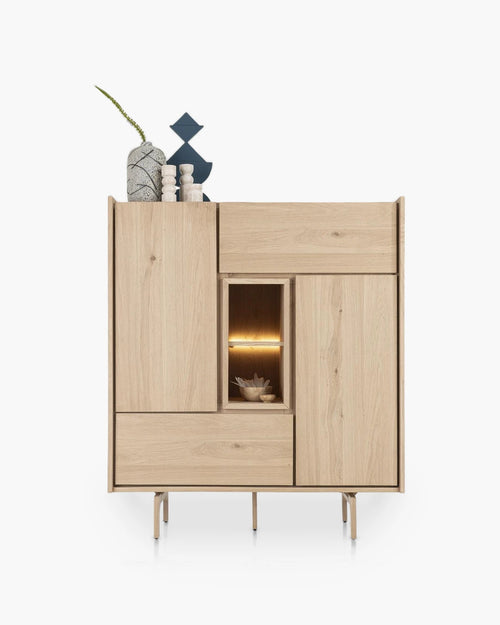 Highboard Valgard met ledverlichting van Xooon