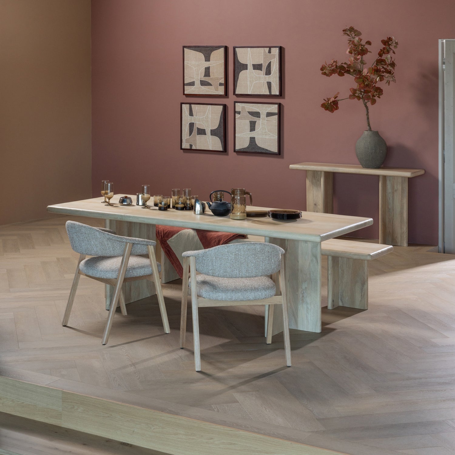 Eetkamerstoel Tunar - naturel