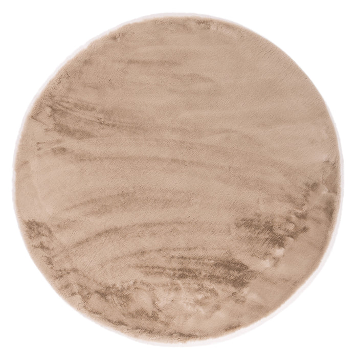 Rond tapijt Plush dia. 120cm - taupe