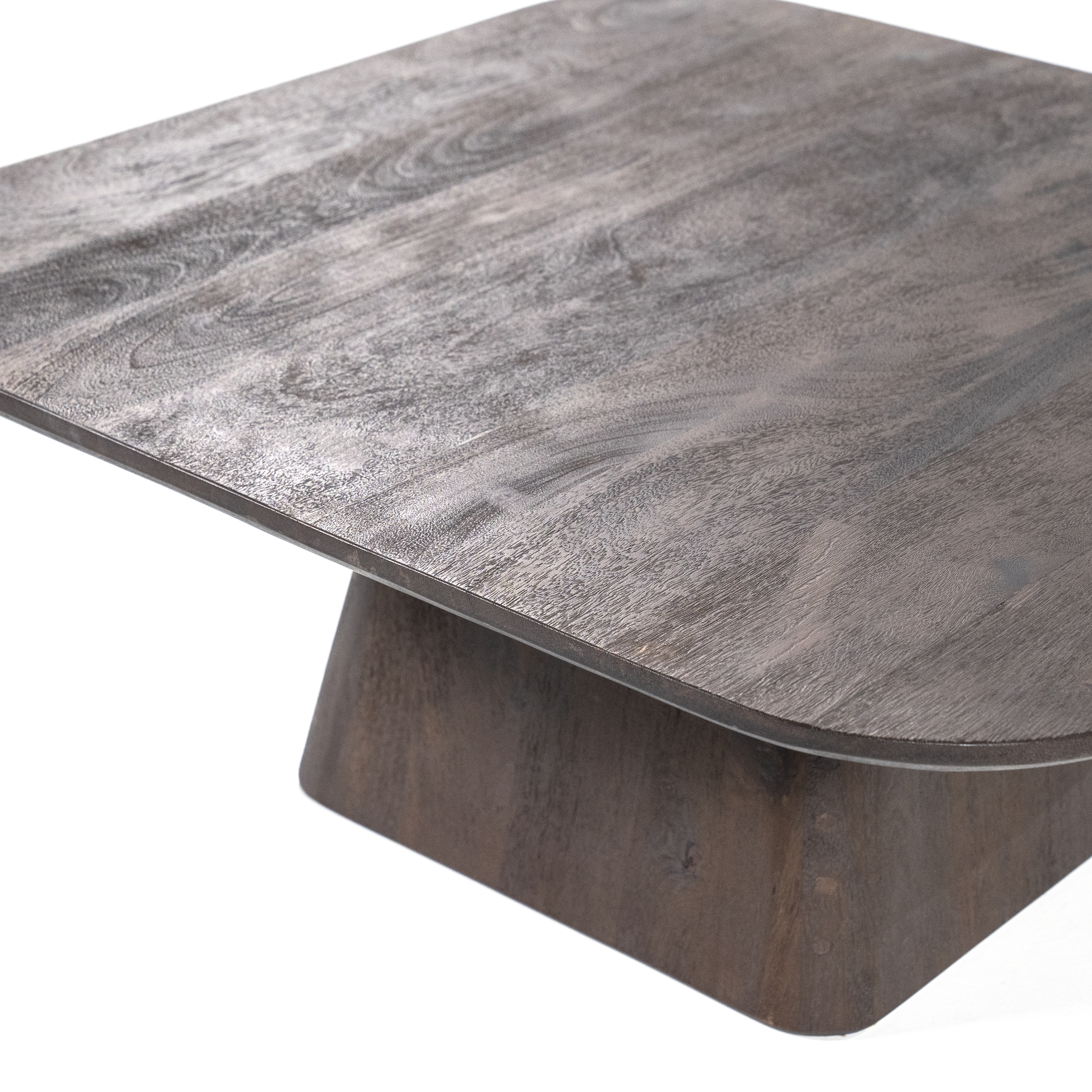 Salontafel mangohout 80x80cm - bruin