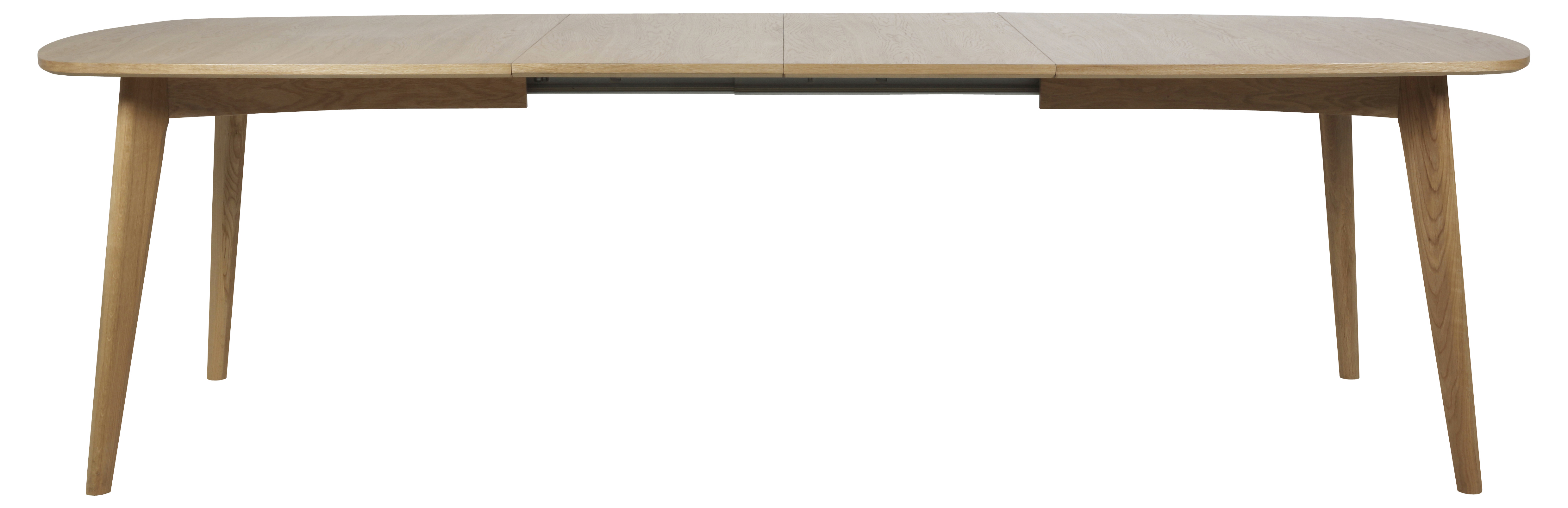 Uitschuifbare eettafel met eikenhout 180/270 x 102cm