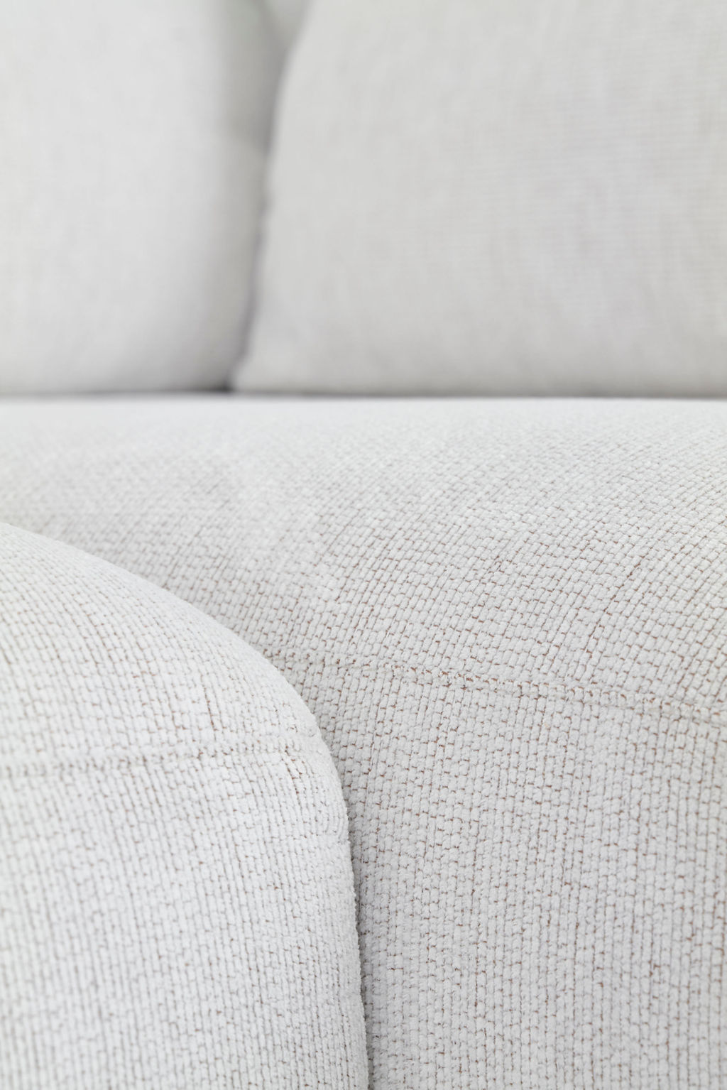 Design hoeksalon Elixir met longchair (rechts) - wit
